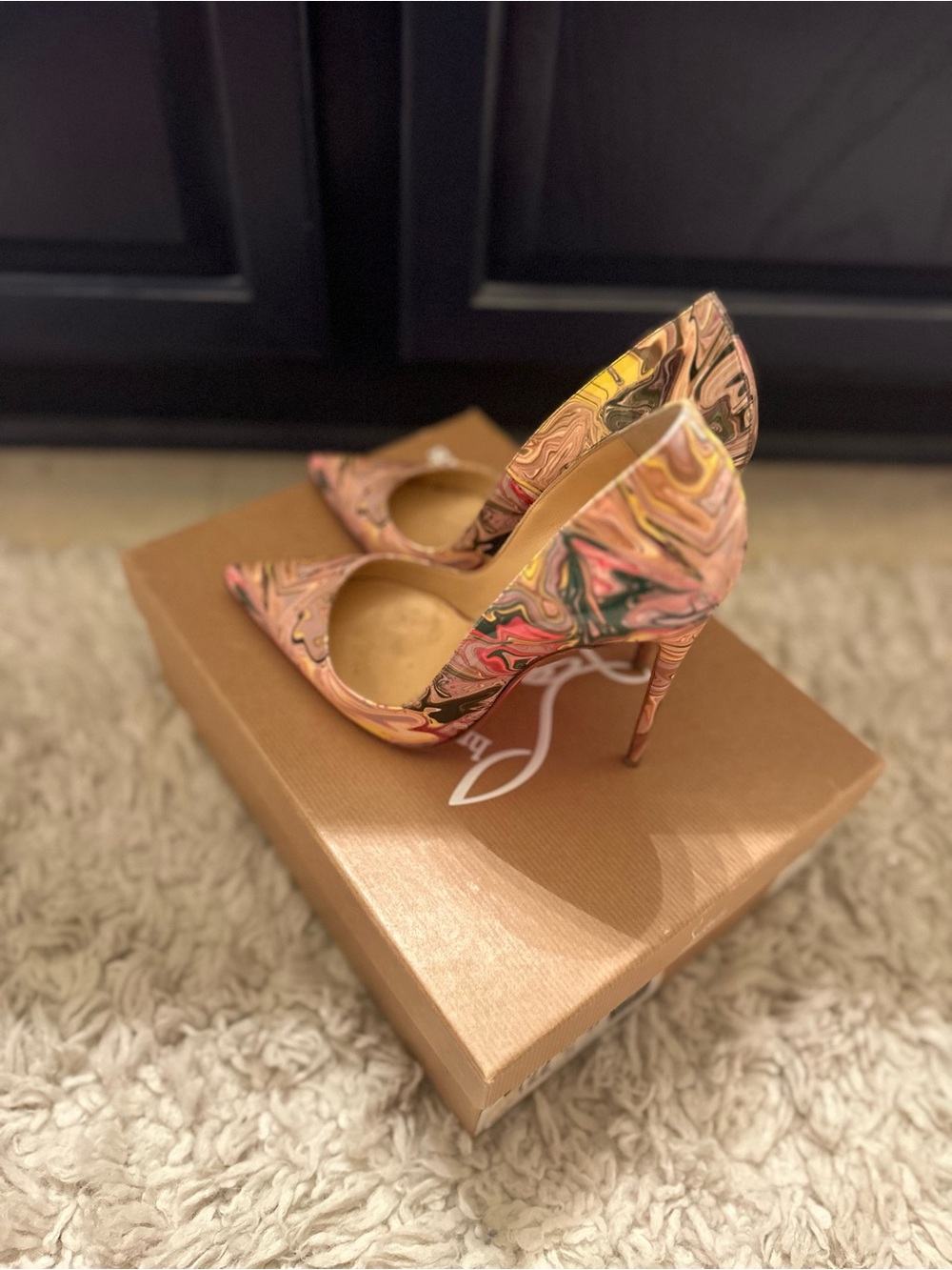 Christian Louboutin Camel Multicolor So Kate